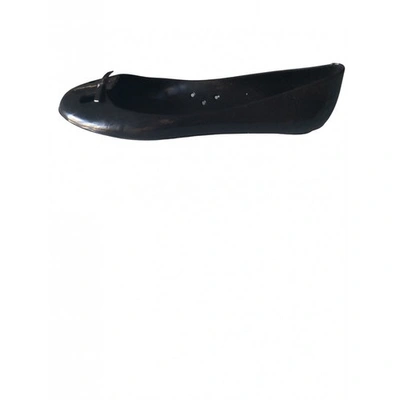 Pre-owned Marc Jacobs Black Ballet Flats