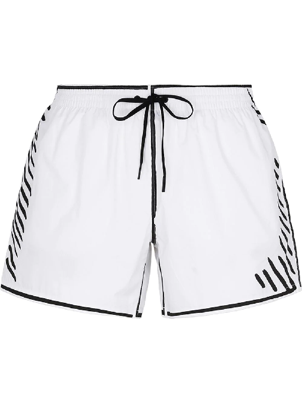 Fendi Drawstring Boxer Shorts In White | ModeSens