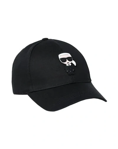 Shop Karl Lagerfeld Hats In Black