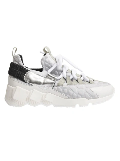 Shop Pierre Hardy Trek Comet Multi-panel Sneakers In Silver