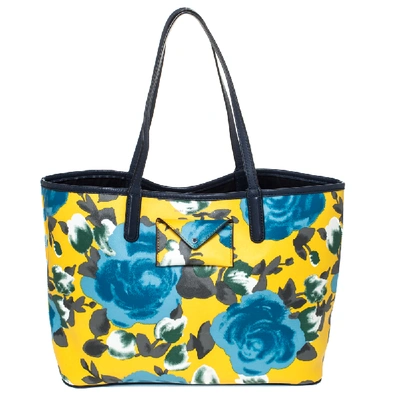 Pre-owned Marc By Marc Jacobs Multicolor Floral Print Coated Canvas Tote
