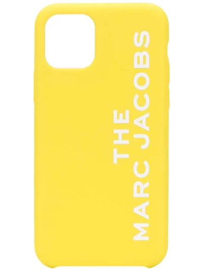 Shop Marc Jacobs Logo Iphone 11 Pro Case In Yellow