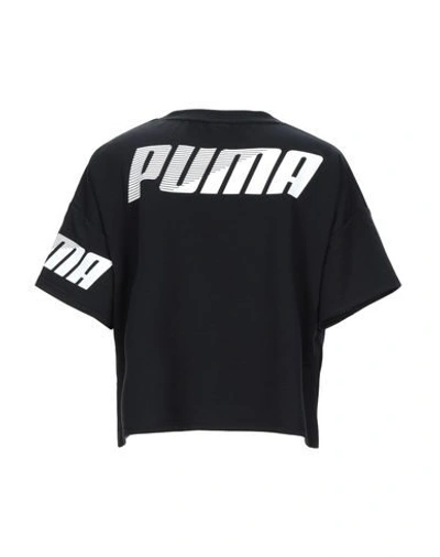 Shop Puma T-shirts In Black