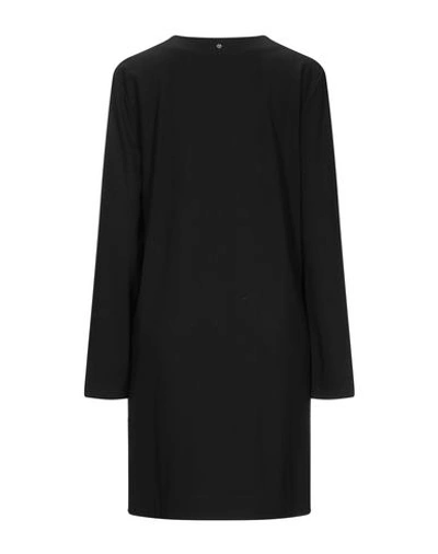 Shop Twinset Woman Mini Dress Black Size 12 Viscose, Polyamide, Elastane