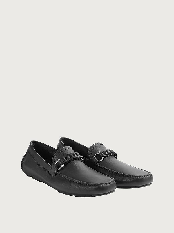 ferragamo driver with gancini ornament