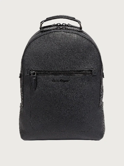 Shop Ferragamo Backpack In Black