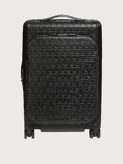 Shop Ferragamo Gancini Hand Luggage In Black