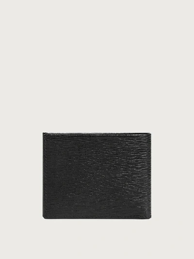 Shop Ferragamo Gancini Wallet In Black