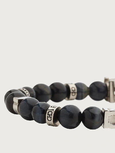 Ferragamo Elasticated Bracelet With Gancini - Size 19 In Multicolor