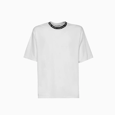 Shop Acne Studios Acne Extorr Logo Rib T-shirt Tshi000243 In White