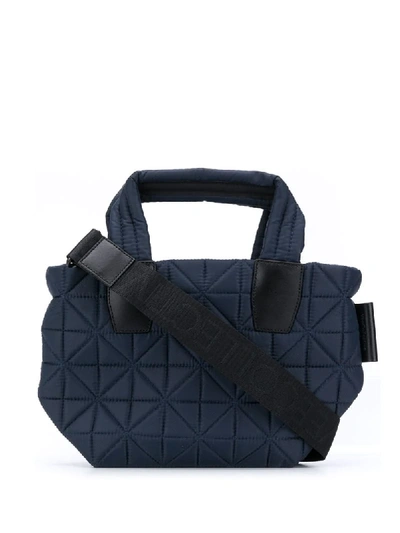 Vee Collective Medium Quilted Tote In Blue