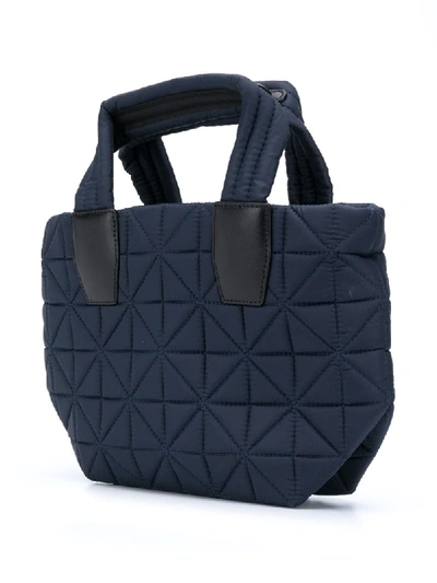 Vee Collective Medium Quilted Tote In Blue