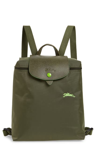 Longchamp Le Pliage Club Backpack In Green | ModeSens