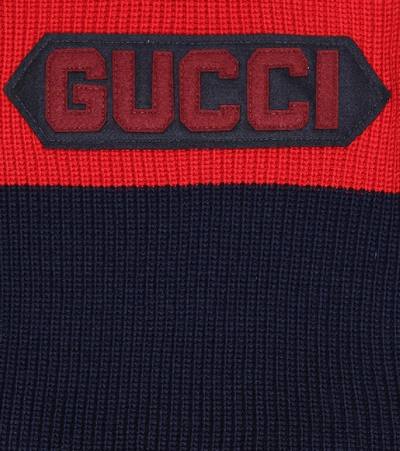 Shop Gucci Wool Sweater In Blue