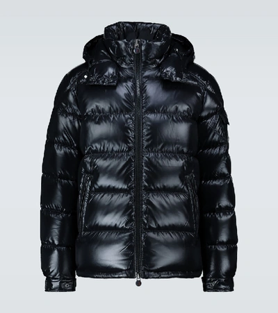 Shop Moncler Maya Padded Jacket In Black