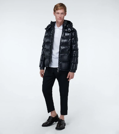 Shop Moncler Maya Padded Jacket In Black