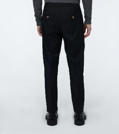 Shop Givenchy Regular-fit Drawstring Pants In Black