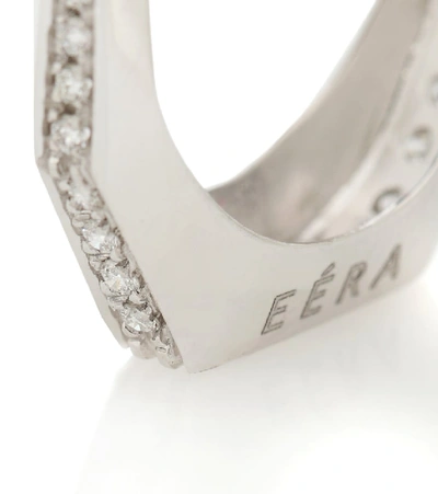 Shop Eéra Eéra Sabrina 18kt White Gold Ear Cuff With Diamonds