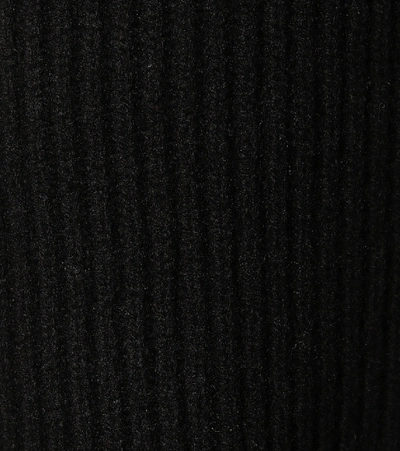 Shop Joseph Ribbed-knit Wool Sweater In Black
