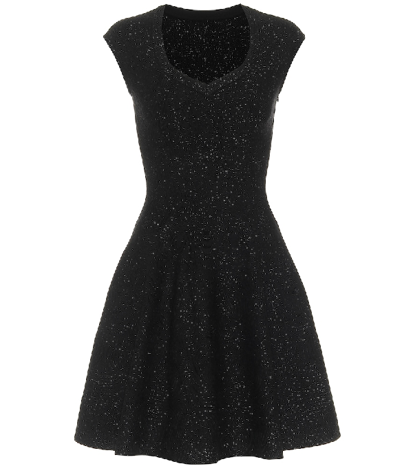 alaia fit and flare dress