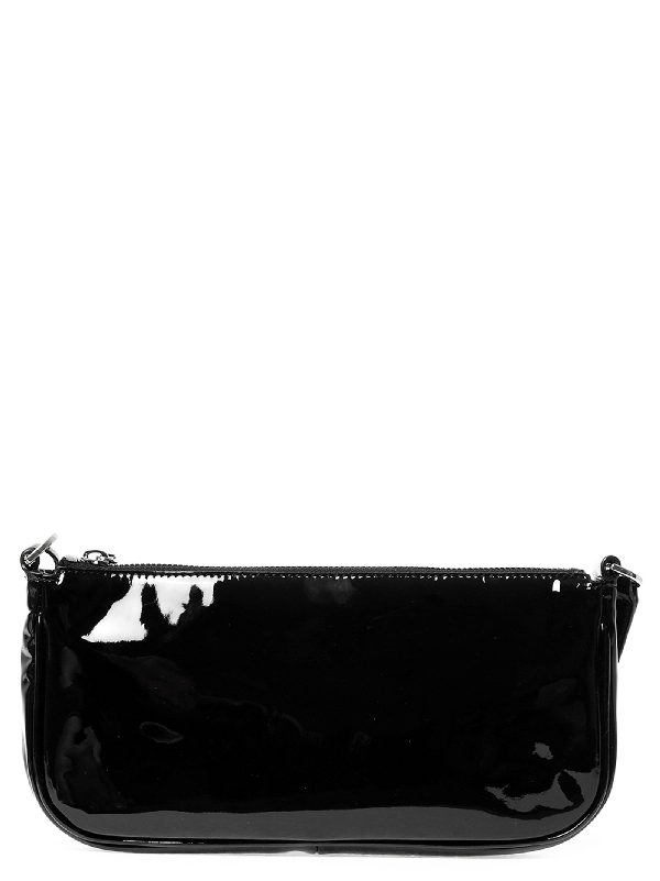 By Far Rachel&#39; Patent Leather Small Shoulder Bag In Black | ModeSens
