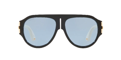 Shop Gucci Man Sunglasses Gg0665s In Blue