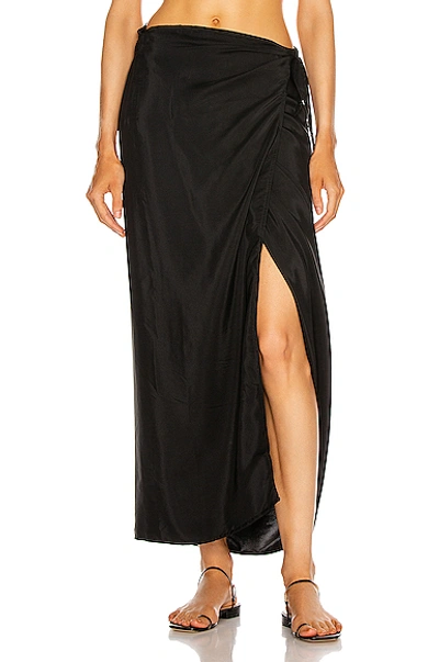 Shop Natalie Martin Talia Skirt In Black