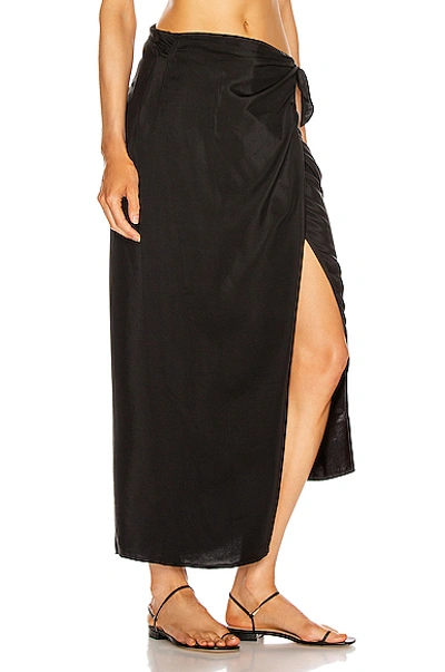 Shop Natalie Martin Talia Skirt In Black