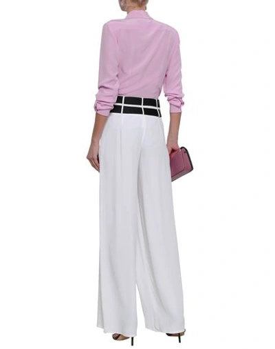 Shop Amanda Wakeley Pants In White