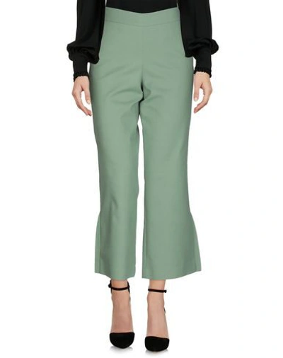 Shop L'autre Chose L' Autre Chose Woman Pants Green Size 8 Cotton, Elastane