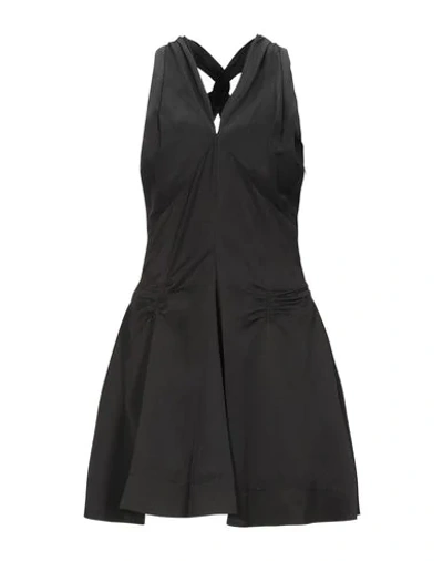 Shop Carven Short Dresses In Black