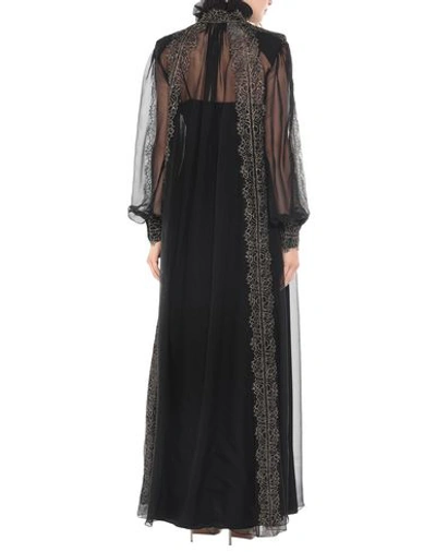 Shop Alberta Ferretti Long Dresses In Black