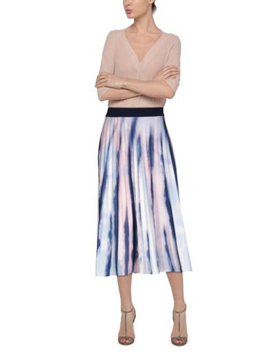 Shop Ssheena 3/4 Length Skirts In Lilac