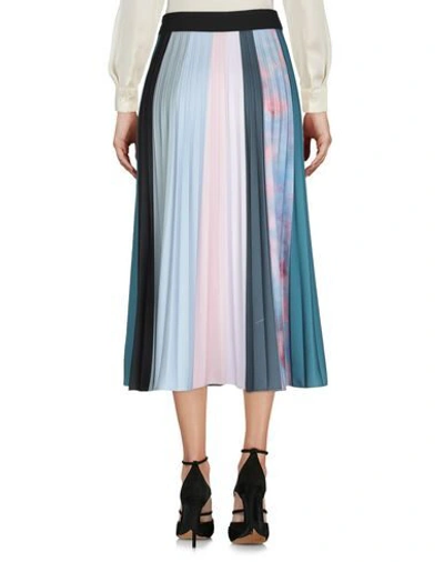 Shop Ssheena Midi Skirts In Sky Blue