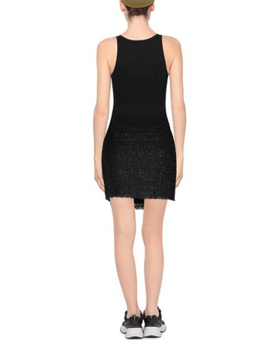 Shop Liu •jo Woman Mini Skirt Black Size 2 Polyester, Viscose, Resin