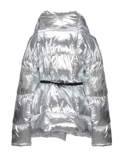 Shop Canadian Down Jackets In Silver