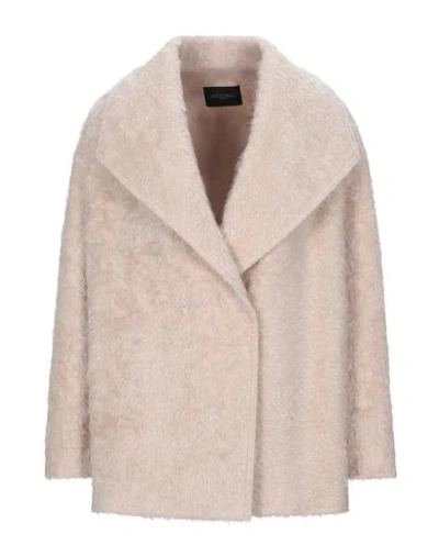 Shop Antonelli Coat In Light Pink