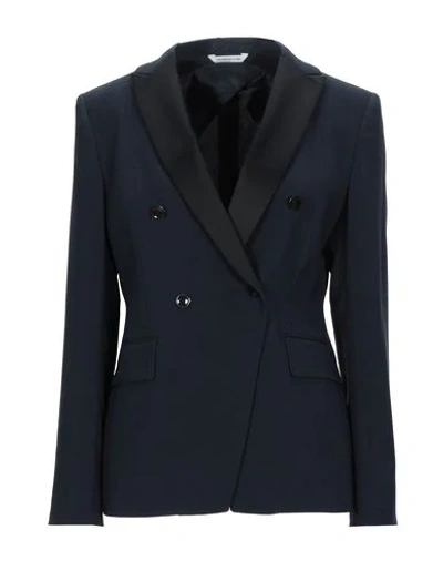 Shop Tonello Sartorial Jacket In Dark Blue