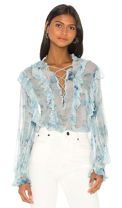 Shop Iro Cruis Top In Blue