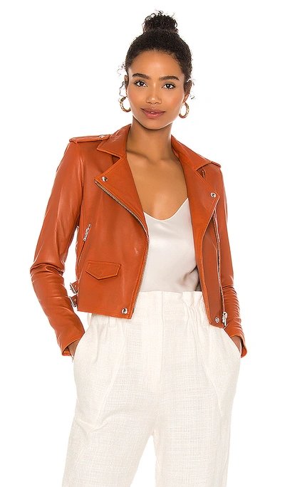 Shop Iro Ashville Jacket In Brick