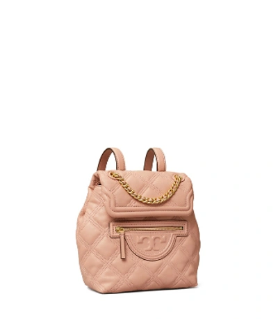 Shop Tory Burch Fleming Soft Mini Backpack In Pink Moon