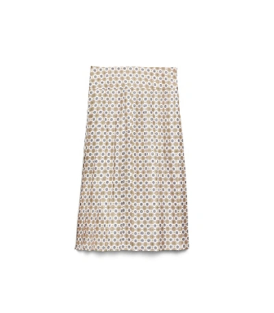 Shop Tory Burch Carmine Skirt In Ivory Batik Medallion