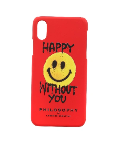 Shop Philosophy Di Lorenzo Serafini Smiley Red Cover With Logo