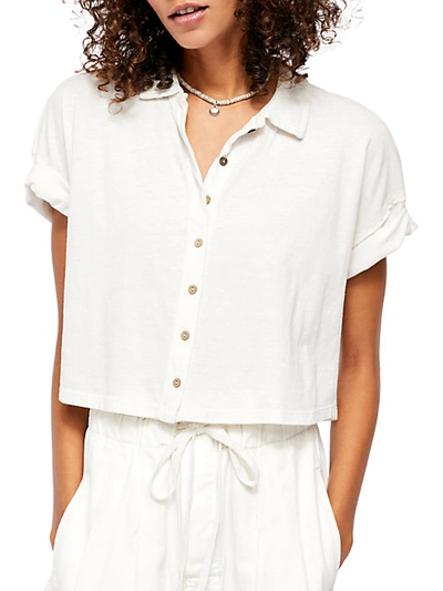 Shop Free People Weekend Rush Top In White
