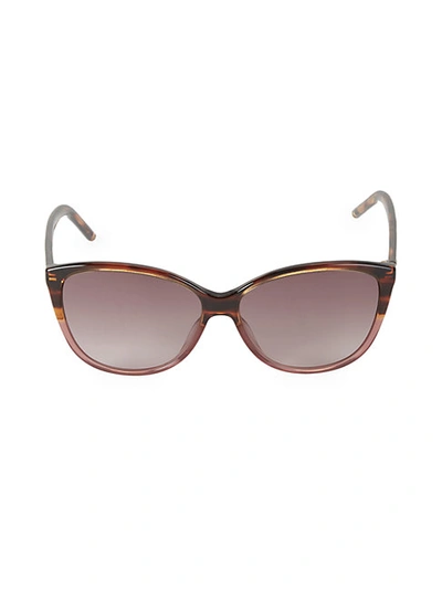 Shop Marc Jacobs Men's 58mm Cat Eye Sunglasses In Black