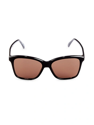 Shop Givenchy 55mm Square Sunglasses In Dark Havana