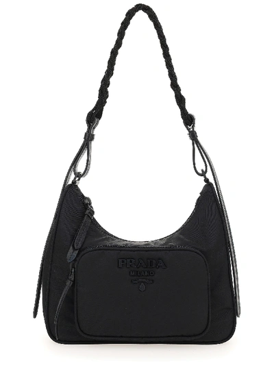 Shop Prada Shoulder Bag In Nero