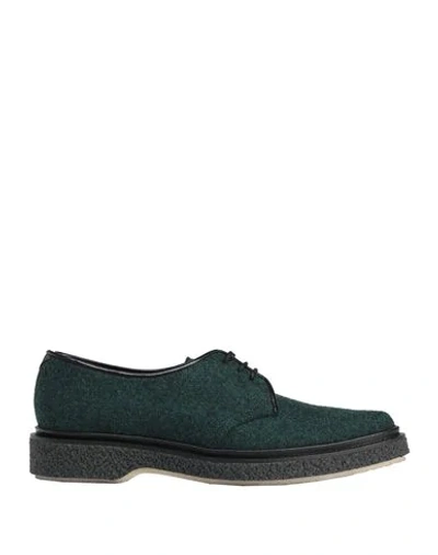 Shop Adieu Lace-up Shoes In Dark Green