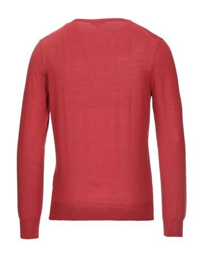 Shop Vengera Sweater In Brick Red