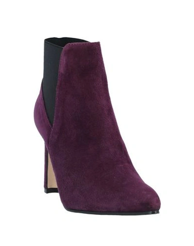 Shop Cheville Ankle Boot In Deep Purple